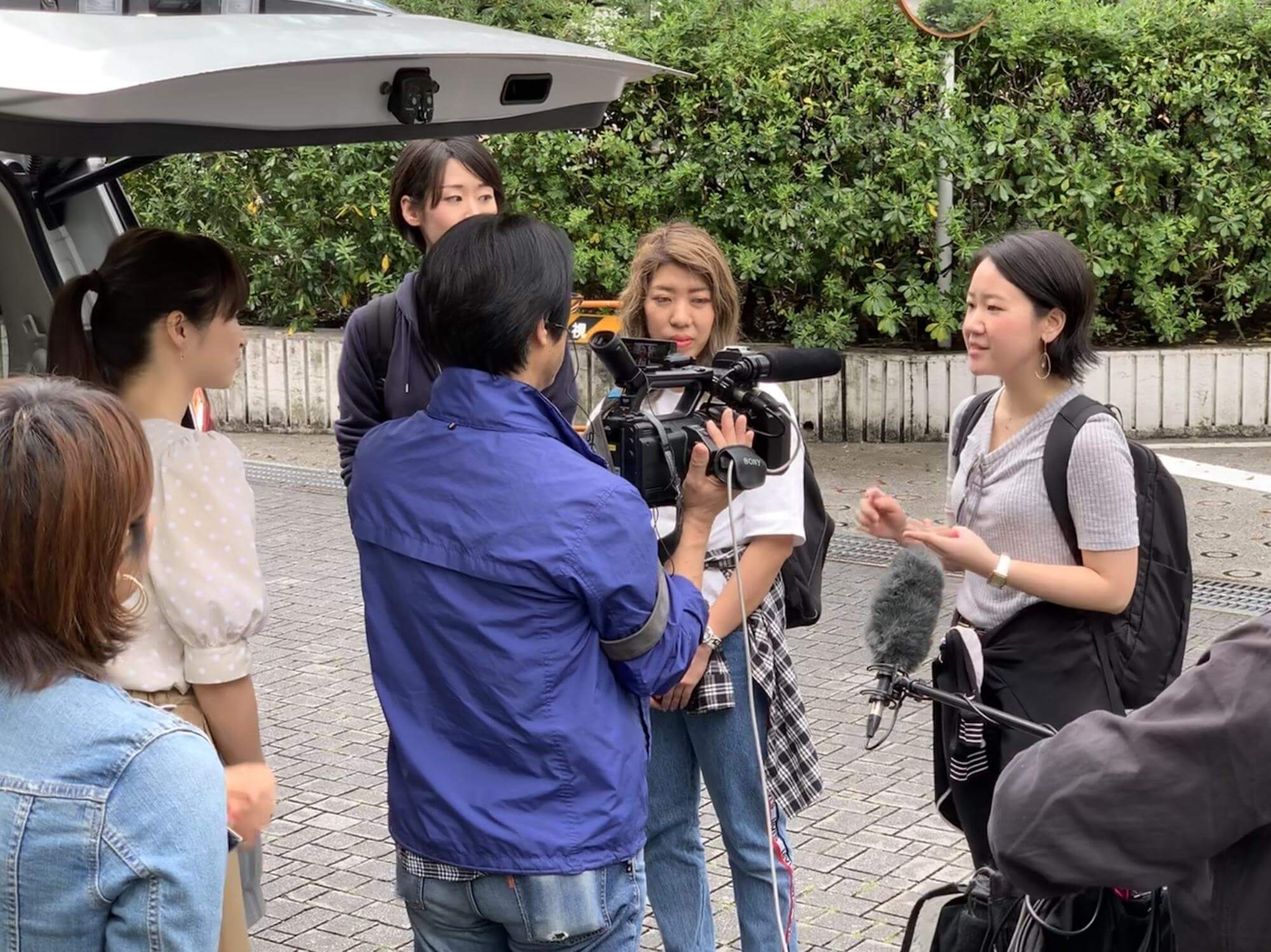 「ドローンを使う仕事」に注目！？日経モーニングプラスからドローンジョプラスが取材をうけました！ ドローンジョプラス